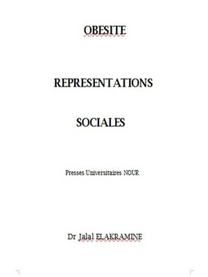 cover image of Obésité, représentations sociales